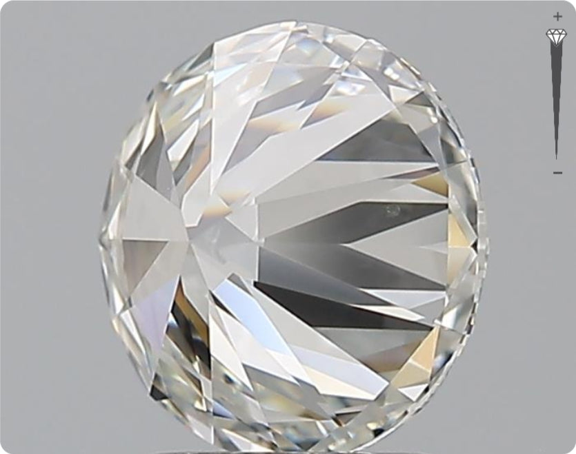 Natürlicher 2.01ct GIA Diamant | Farbe F | Reinheit SI1 | Rundschliff | EX EX EX #D10490