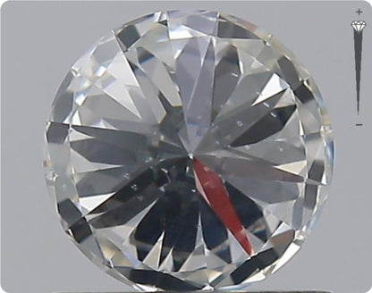 Natürlicher 0.75ct GIA Diamant | Farbe H | Reinheit SI2 | Rundschliff | EX EX EX #D10491