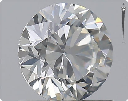Natürlicher 0.75ct GIA Diamant | Farbe H | Reinheit SI2 | Rundschliff | EX EX EX #D10491