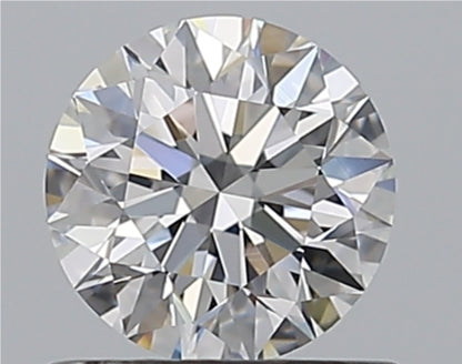 Natural 0.70ct GIA Diamond | Color D | Clarity IF | Round Cut | EX EX EX #D10492