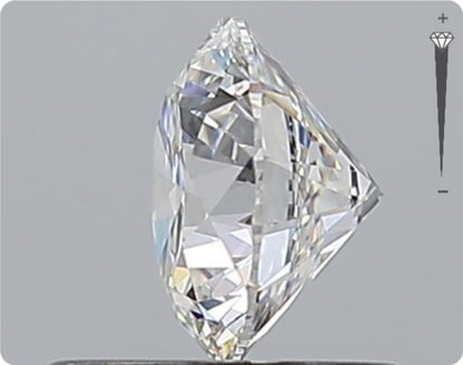 Natural 0.70ct GIA Diamond | Color D | Clarity IF | Round Cut | EX EX EX #D10492