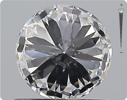 Natural 0.70ct GIA Diamond | Color D | Clarity IF | Round Cut | EX EX EX #D10492