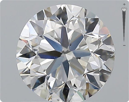Natural 0.90ct GIA Diamond | Color D | Clarity VS2 | Round Brilliant | VG EX VG #D10493