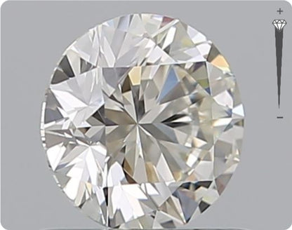 Natürlicher 0.70ct GIA Diamant | Farbe F | Reinheit VVS1 | Rundschliff | EX EX EX #D10494