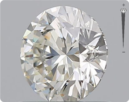 Natürlicher 0.70ct GIA Diamant | Farbe F | Reinheit VVS1 | Rundschliff | EX EX EX #D10494