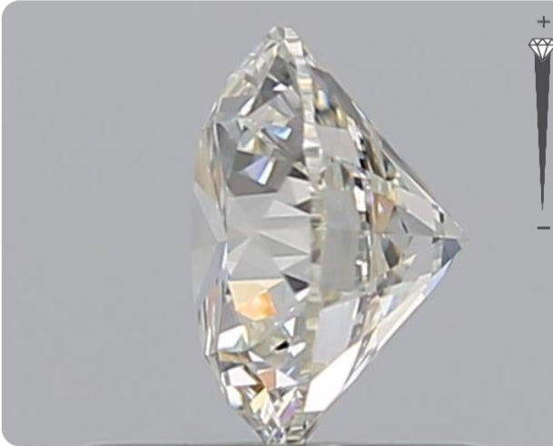 Natürlicher 0.70ct GIA Diamant | Farbe F | Reinheit VVS1 | Rundschliff | EX EX EX #D10494