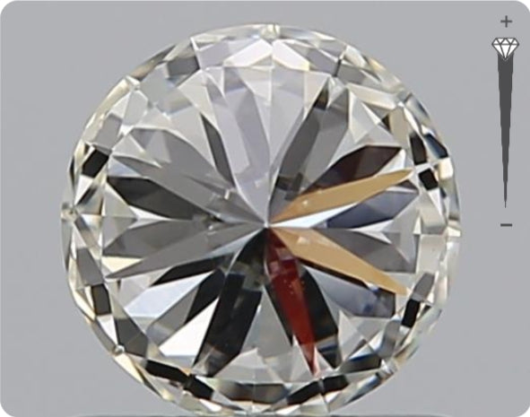 Natürlicher 0.70ct GIA Diamant | Farbe F | Reinheit VVS1 | Rundschliff | EX EX EX #D10494