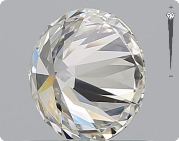 Natürlicher 0.70ct GIA Diamant | Farbe F | Reinheit VVS1 | Rundschliff | EX EX EX #D10494