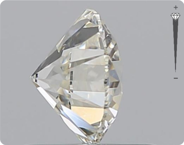 Natürlicher 0.70ct GIA Diamant | Farbe F | Reinheit VVS1 | Rundschliff | EX EX EX #D10494