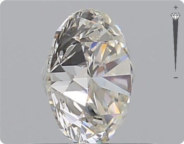 Natürlicher 0.70ct GIA Diamant | Farbe F | Reinheit VVS1 | Rundschliff | EX EX EX #D10494