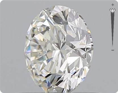 Natürlicher 0.70ct GIA Diamant | Farbe F | Reinheit VVS1 | Rundschliff | EX EX EX #D10494