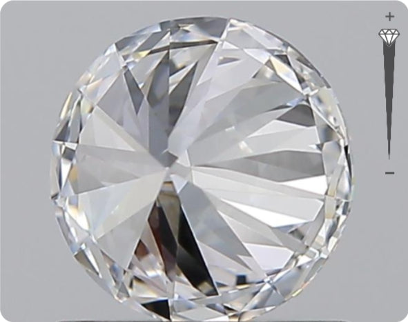 Natürlicher 0.90ct GIA Diamant | Farbe D | Reinheit VVS1 | Rundschliff | VG EX EX #D10495