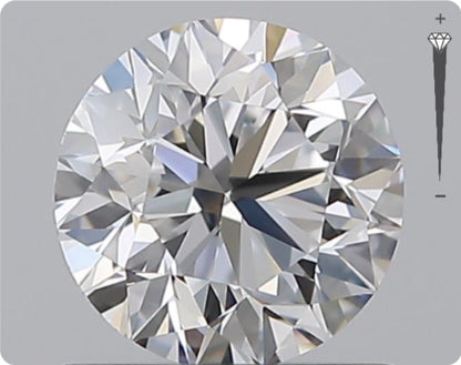 Natürlicher 0.90ct GIA Diamant | Farbe D | Reinheit VVS1 | Rundschliff | VG EX EX #D10495