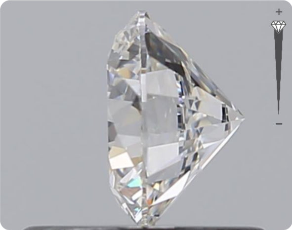 Natural 0.50ct GIA Diamond | Color D | Clarity VVS1 | Round Brilliant Cut | EX EX EX #D10496