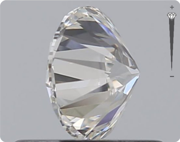 Natural 0.50ct GIA Diamond | Color D | Clarity VVS1 | Round Brilliant Cut | EX EX EX #D10496
