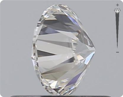 Natural 0.50ct GIA Diamond | Color D | Clarity VVS1 | Round Brilliant Cut | EX EX EX #D10496