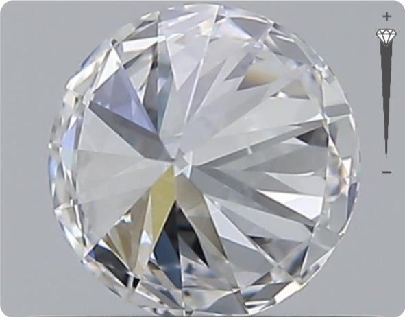 Natural 0.52ct GIA Diamond | D Color | VVS1 Clarity | Round Brilliant Cut | EX EX EX #D10497