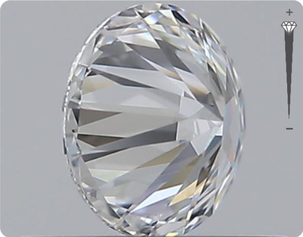 Natural 0.52ct GIA Diamond | D Color | VVS1 Clarity | Round Brilliant Cut | EX EX EX #D10497
