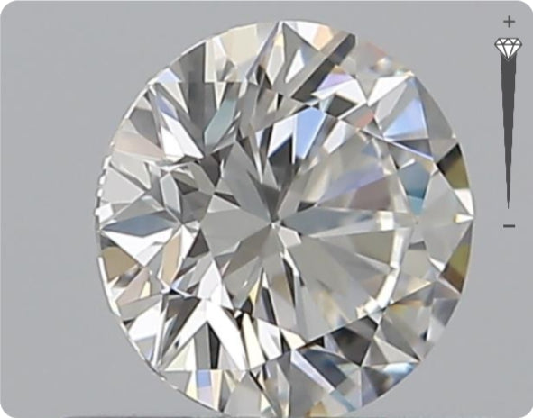Natürlicher 0.57ct GIA Diamant | Farbe E | Reinheit VVS1 | Rundschliff | EX EX EX #D10498