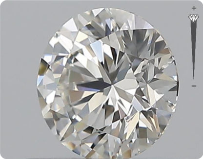 Natürlicher 0.57ct GIA Diamant | Farbe E | Reinheit VVS1 | Rundschliff | EX EX EX #D10498