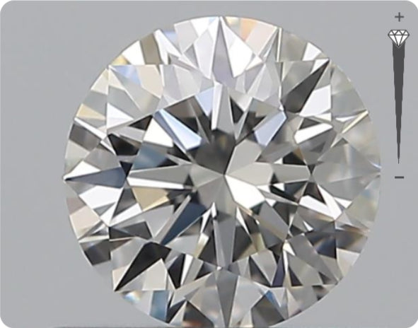Natürlicher 0.57ct GIA Diamant | Farbe E | Reinheit VVS1 | Rundschliff | EX EX EX #D10498