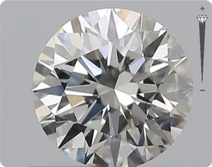 Natürlicher 0.57ct GIA Diamant | Farbe E | Reinheit VVS1 | Rundschliff | EX EX EX #D10498