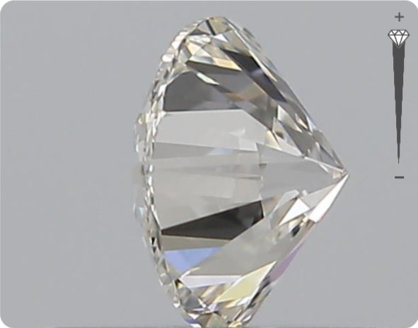 Natürlicher 0.57ct GIA Diamant | Farbe E | Reinheit VVS1 | Rundschliff | EX EX EX #D10498