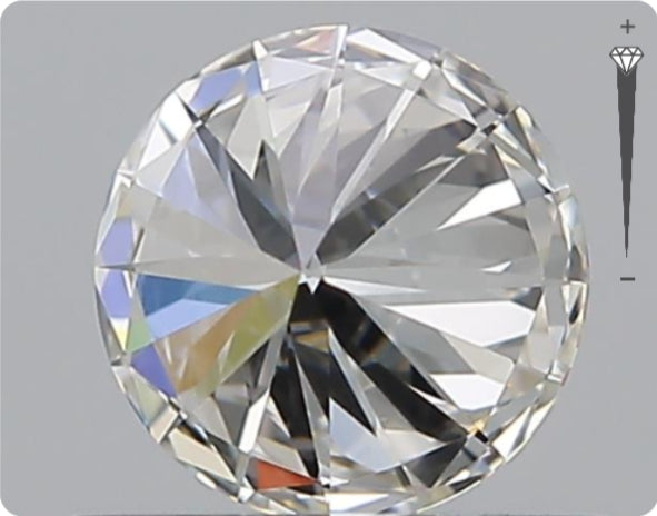 Natürlicher 0.57ct GIA Diamant | Farbe E | Reinheit VVS1 | Rundschliff | EX EX EX #D10498