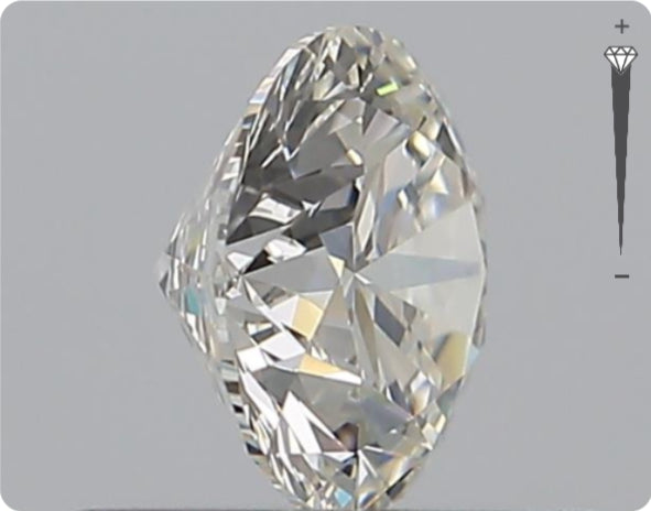 Natürlicher 0.57ct GIA Diamant | Farbe E | Reinheit VVS1 | Rundschliff | EX EX EX #D10498