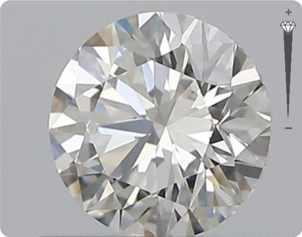 Natürlicher 0.57ct GIA Diamant | Farbe E | Reinheit VVS1 | Rundschliff | EX EX EX #D10498