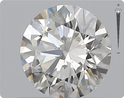 Natürlicher 0.57ct GIA Diamant | Farbe E | Reinheit VVS1 | Rundschliff | EX EX EX #D10498