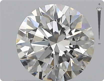 Natürlicher 0.57ct GIA Diamant | Farbe E | Reinheit VVS1 | Rundschliff | EX EX EX #D10498