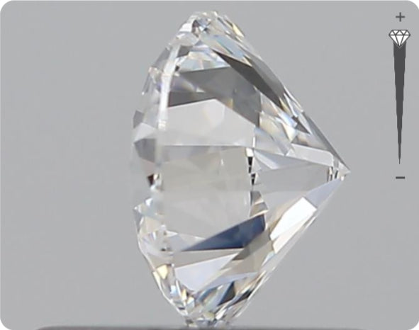 Natural 0.51ct GIA Diamond | Color D | Clarity VVS1 | Round Cut | EX EX EX #D10499