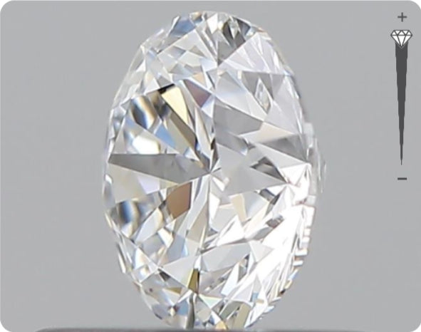 Natural 0.51ct GIA Diamond | Color D | Clarity VVS1 | Round Cut | EX EX EX #D10499