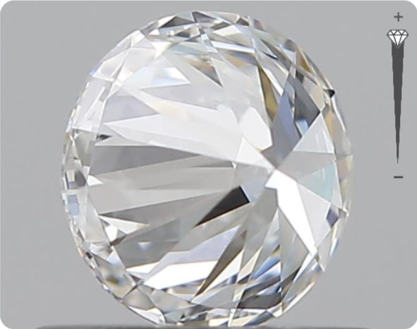 Natural 0.51ct GIA Diamond | Color D | Clarity VVS1 | Round Cut | EX EX EX #D10499