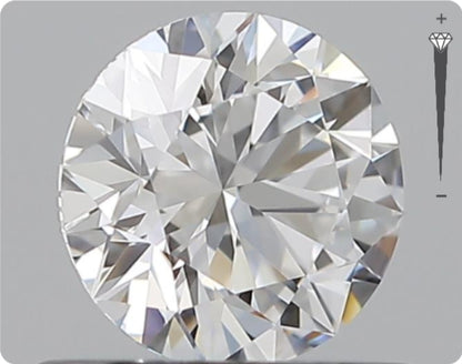 Natural 0.51ct GIA Diamond | Color D | Clarity VVS1 | Round Cut | EX EX EX #D10499
