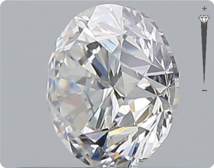 Natürlicher 0.50ct GIA Diamant | Farbe D | Reinheit IF | Rundschliff | VG EX EX #D10500