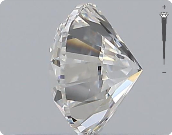 Natürlicher 0.50ct GIA Diamant | Farbe D | Reinheit IF | Rundschliff | VG EX EX #D10500