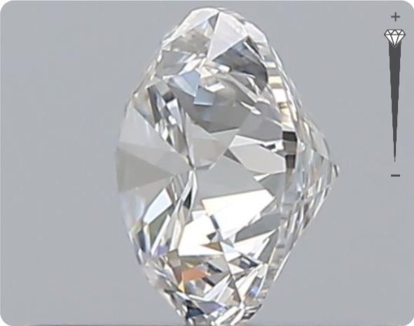 Natürlicher 0.50ct GIA Diamant | Farbe D | Reinheit IF | Rundschliff | VG EX EX #D10500