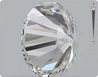 Natürlicher 0.50ct GIA Diamant | Farbe D | Reinheit IF | Rundschliff | VG EX EX #D10500
