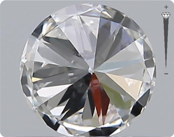 Natürlicher 0.50ct GIA Diamant | Farbe D | Reinheit IF | Rundschliff | VG EX EX #D10500