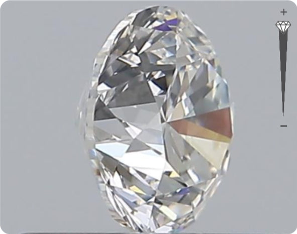 Natürlicher 0.50ct GIA Diamant | Farbe D | Reinheit IF | Rundschliff | VG EX EX #D10500