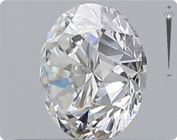Natürlicher 0.50ct GIA Diamant | Farbe D | Reinheit IF | Rundschliff | VG EX EX #D10500