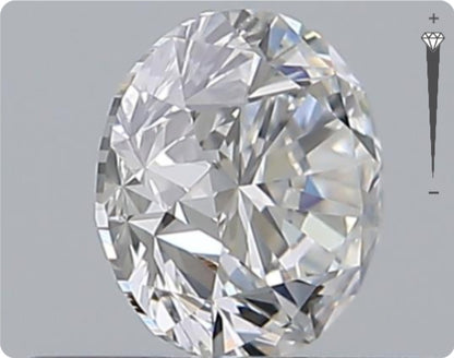 Natürlicher 0.50ct GIA Diamant | Farbe D | Reinheit IF | Rundschliff | VG EX EX #D10500