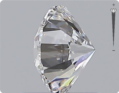 Natural 0.72ct GIA Diamond | Color D | Clarity VVS1 | Round Brilliant Cut | EX EX EX #D10501