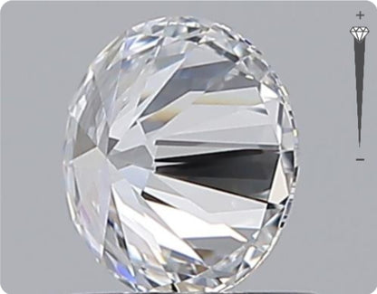 Natural 0.72ct GIA Diamond | Color D | Clarity VVS1 | Round Brilliant Cut | EX EX EX #D10501
