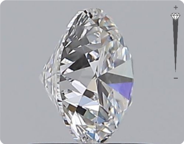 Natural 0.72ct GIA Diamond | Color D | Clarity VVS1 | Round Brilliant Cut | EX EX EX #D10501