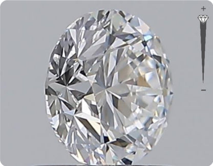 Natural 0.72ct GIA Diamond | Color D | Clarity VVS1 | Round Brilliant Cut | EX EX EX #D10501