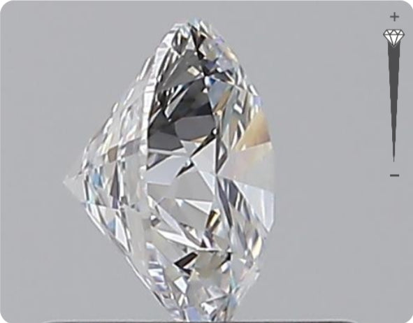 Natural 0.70ct GIA Diamond | Color D | Clarity VVS1 | Round Cut | EX EX EX #D10502