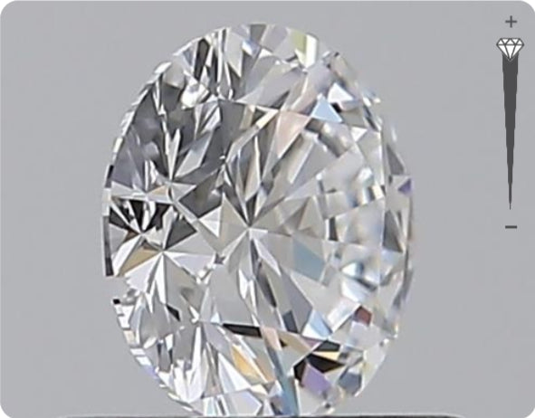 Natural 0.70ct GIA Diamond | Color D | Clarity VVS1 | Round Cut | EX EX EX #D10502
